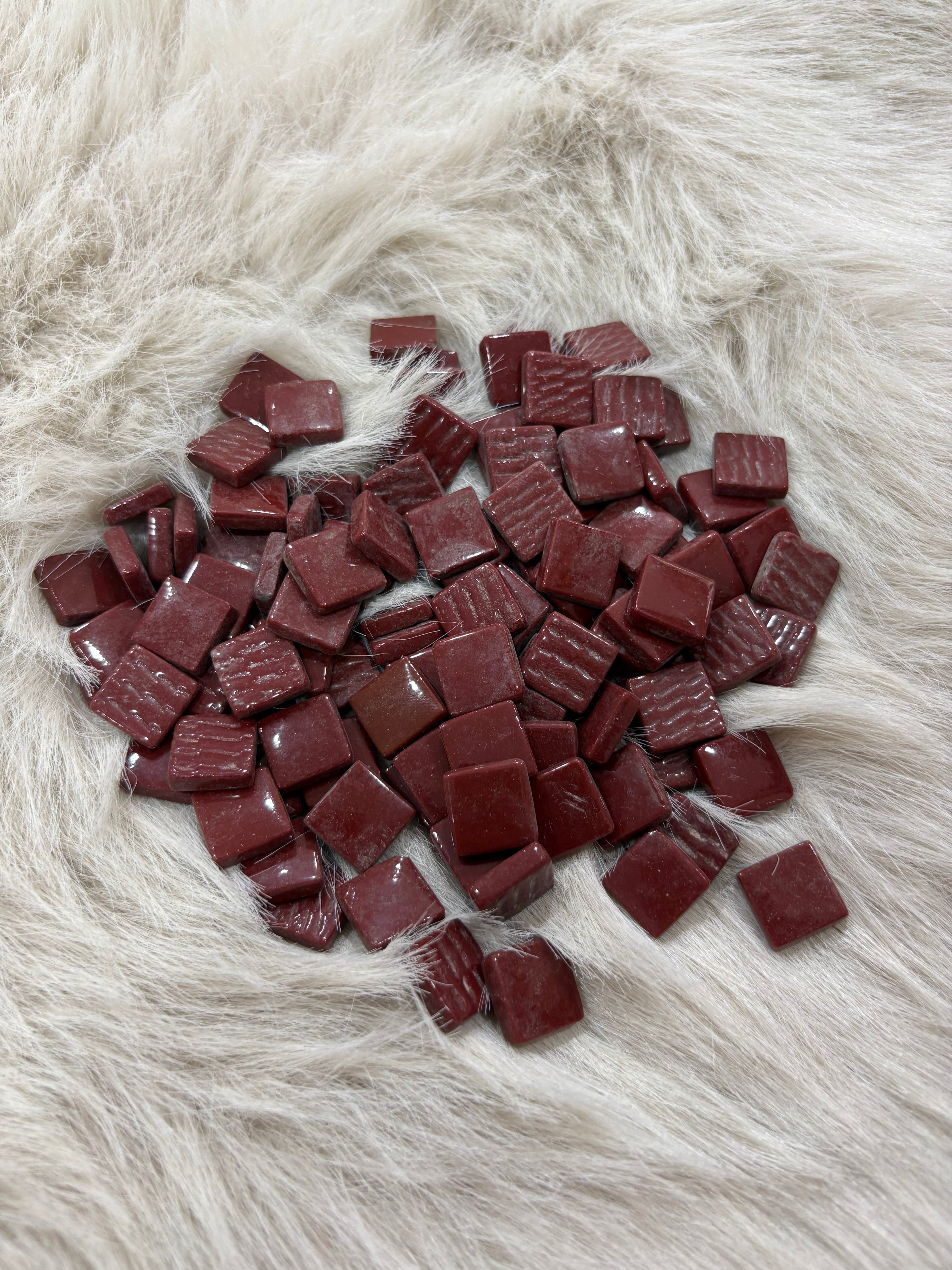 Sanatsal Mozaik KM-02 Kiremit 15x15mm - Eşsiz Tasarım Fırsatı