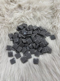 Sanatsal Mozaik KM-03 Koyu Gri 15x15mm - 100% Cam