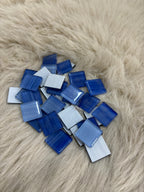 Sanatsal Kristal Mozaik KS-03 23x23mm Mavi Mix Çizgi