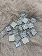 Sanatsal Kristal Mozaik KS-53 23x23mm Dalgalı Gümüş
