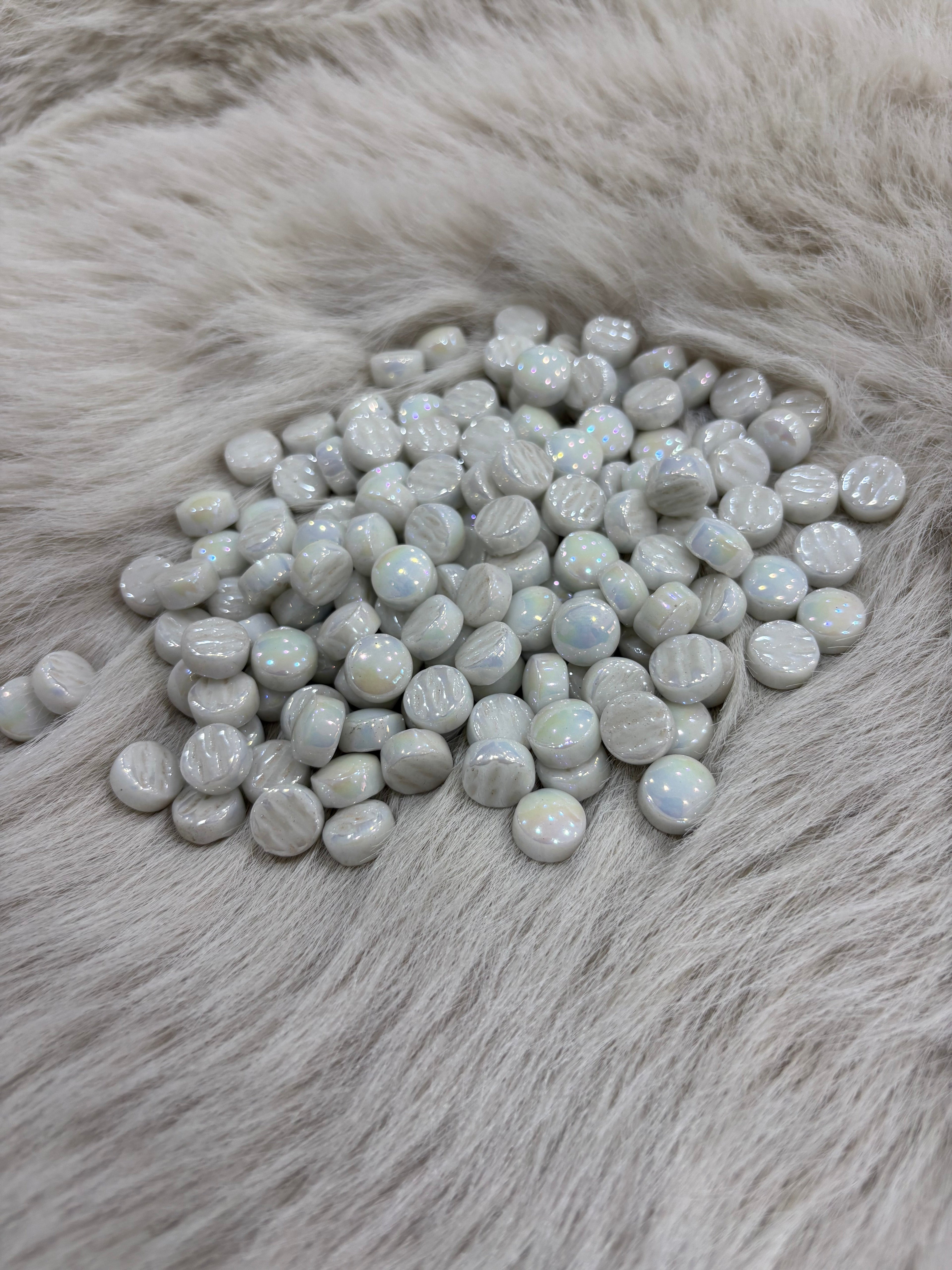 Sanatsal Mozaik - YM-11 Gelin Beyazı 12mm KARSAN MOZAİK