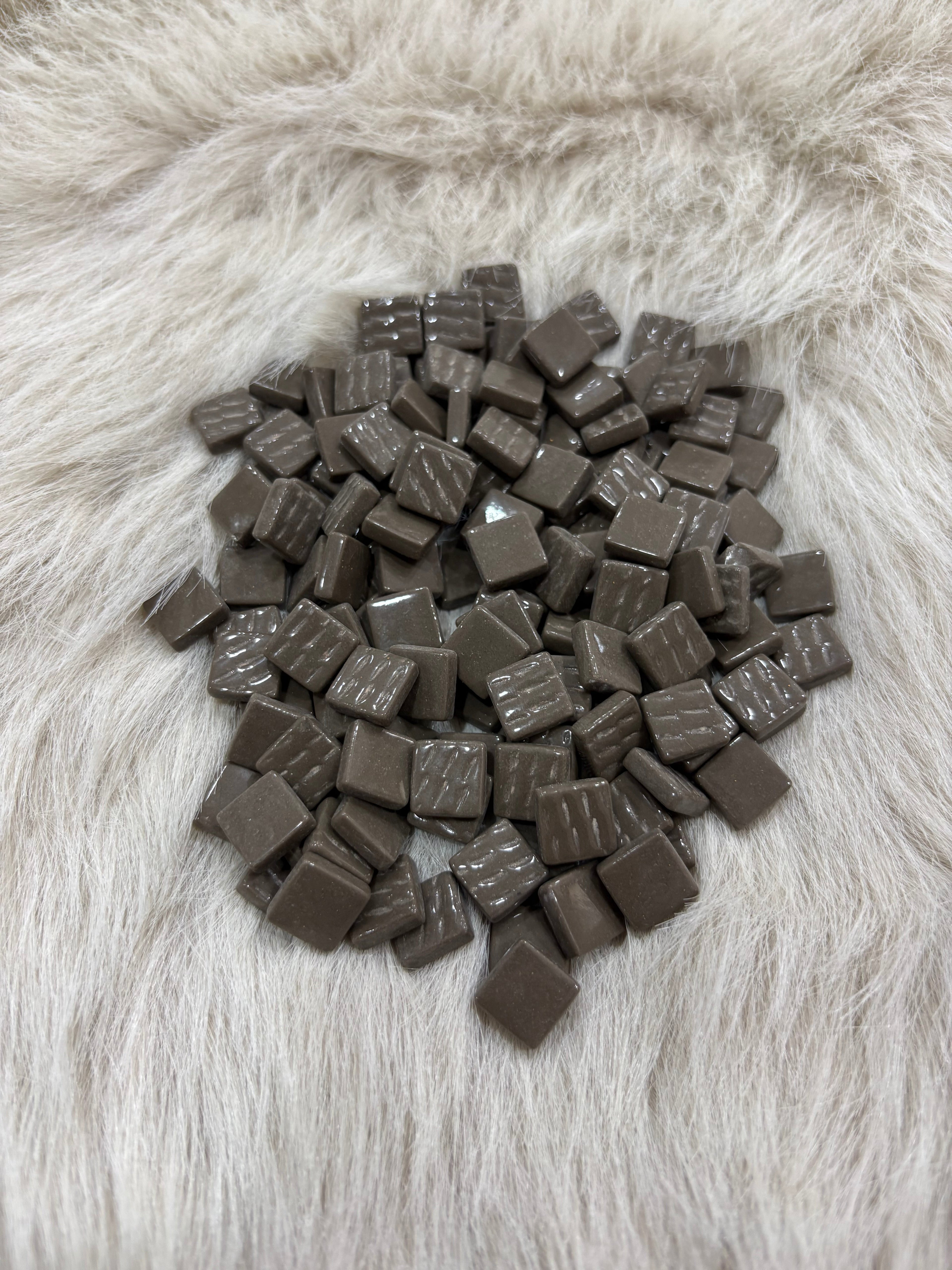 Sanatsal Mozaik KM-01 Haki Gri 12x12mm - Estetik Dokunuş