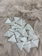 Sanatsal Mozaik UM-02 Beyaz Üçgen 30x30mm KARSAN MOZAİK