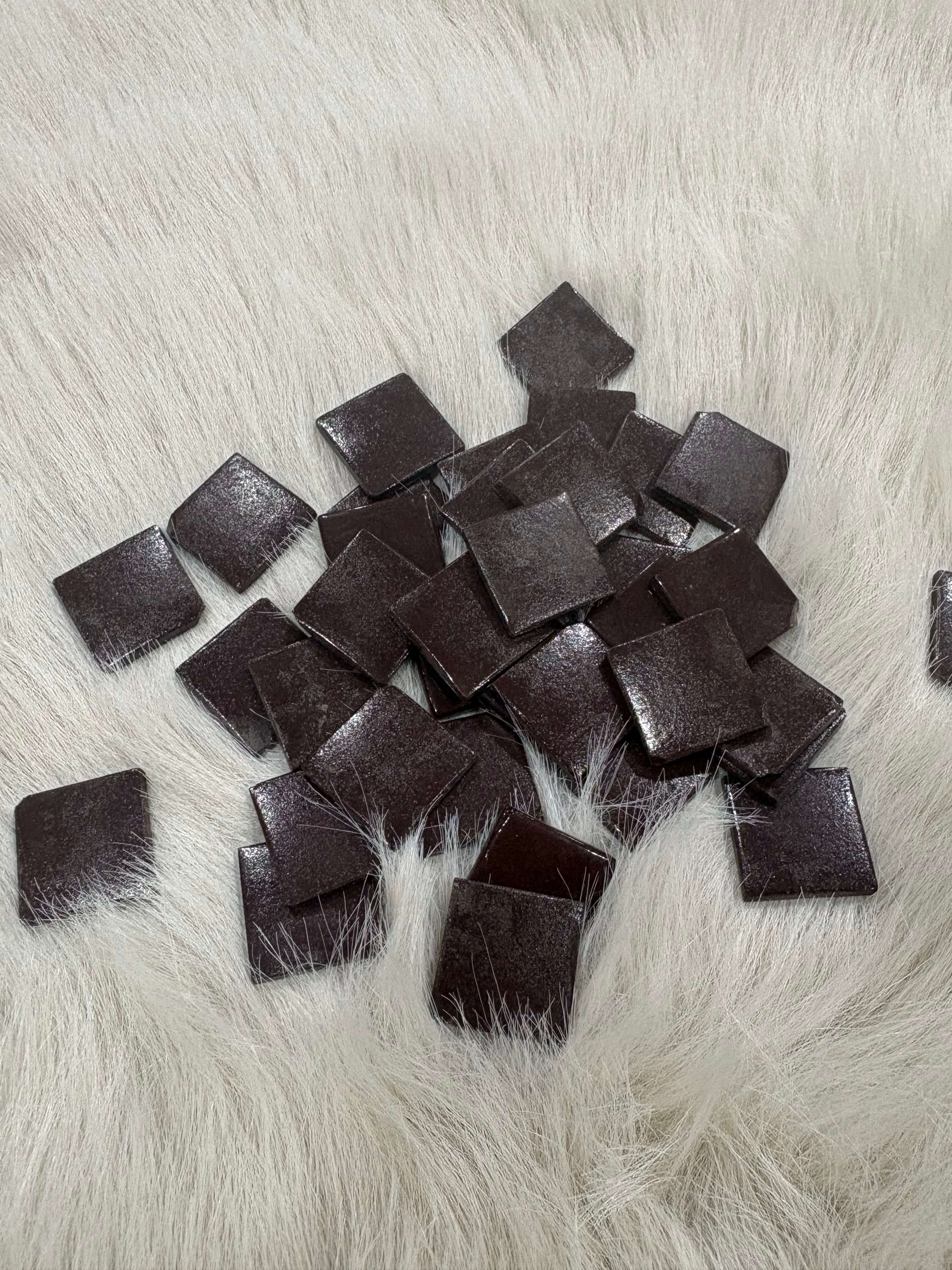 MT-02 Mat Acı Kahve Sanatsal Mozaik 25x25mm KARSAN MOZAİK