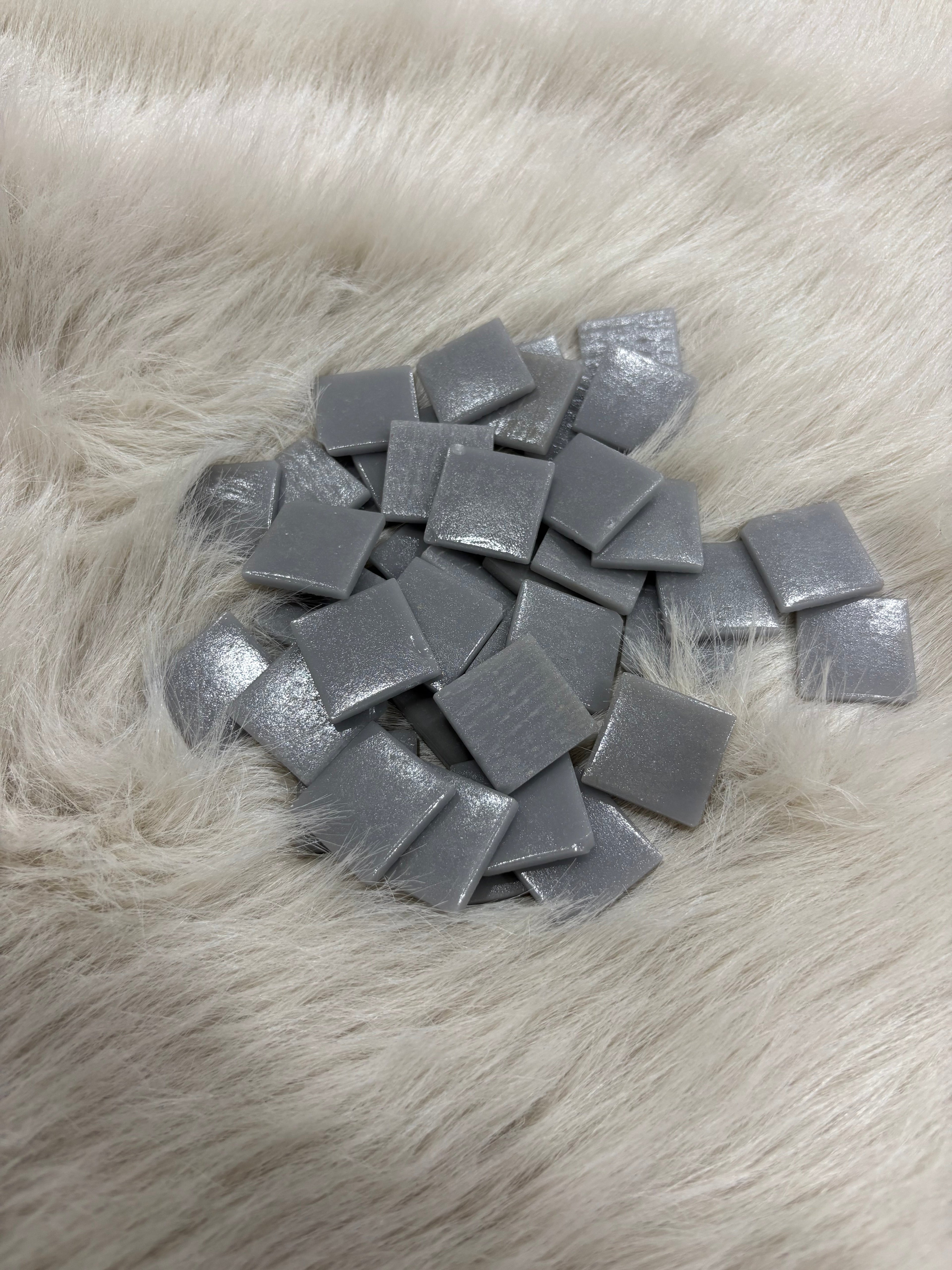 MT-06 Mat Gri Sanatsal Mozaik 25x25mm