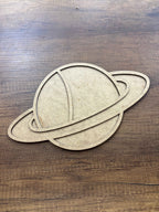 29,5x22,5cm Satürn Figür Ham Ahşap