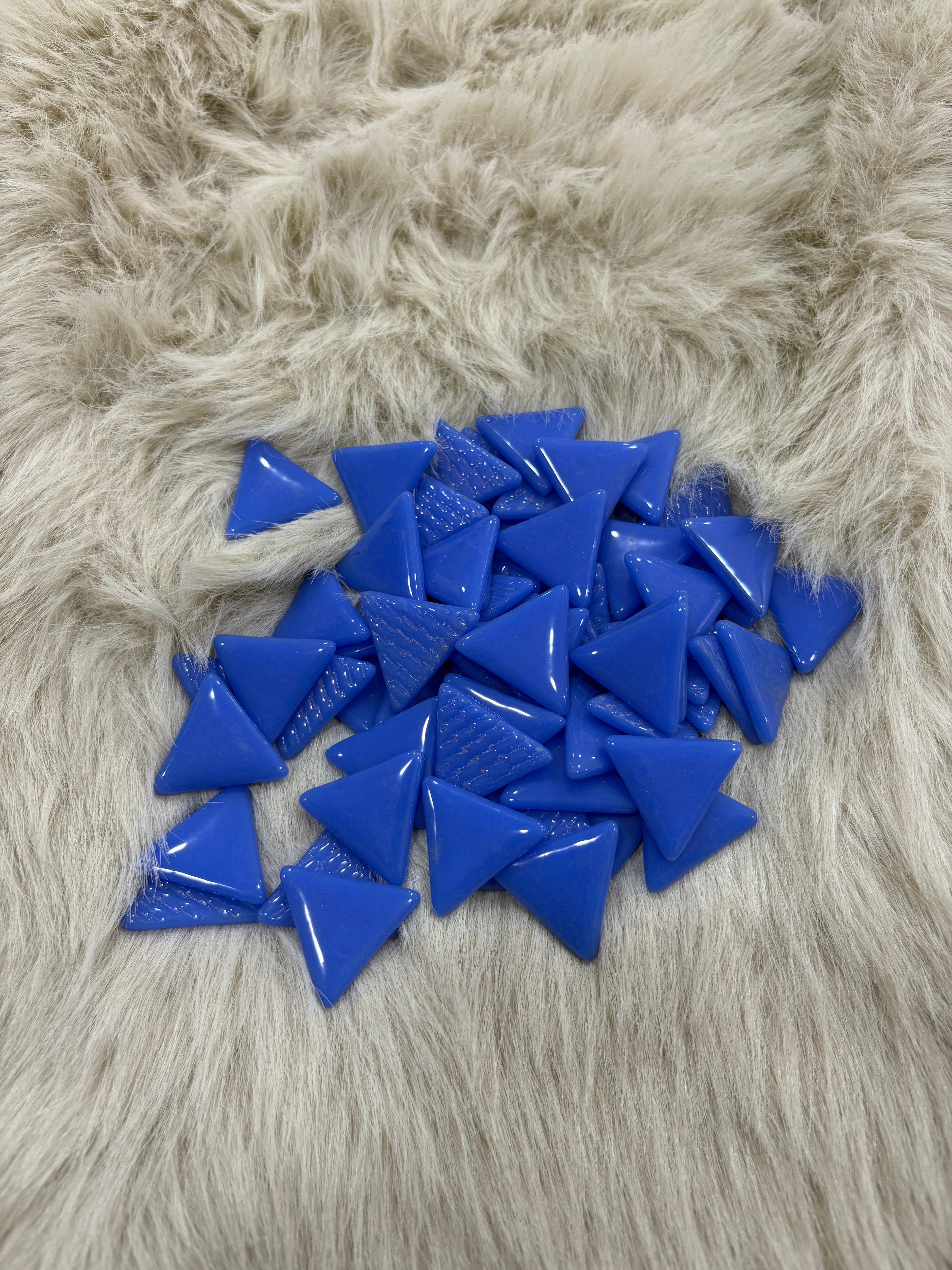 Sanatsal Mozaik UM-01 Mavi Üçgen 30x30mm KARSAN MOZAİK