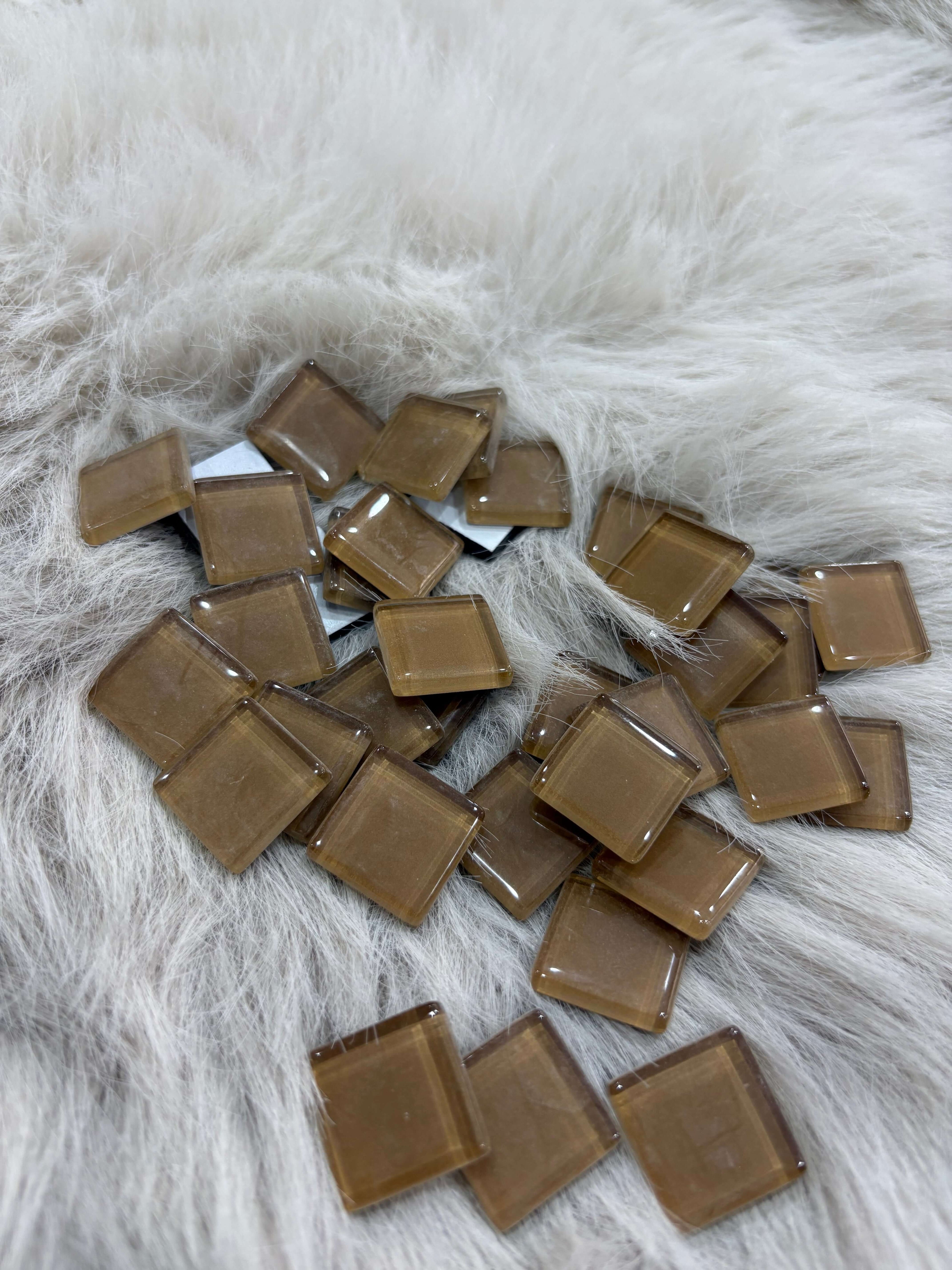 Sanatsal Kristal Mozaik KS-18 23x23mm Ballı Hardal