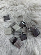 Sanatsal Kristal Mozaik KS-16 23x23mm Çizgili Bej Mix