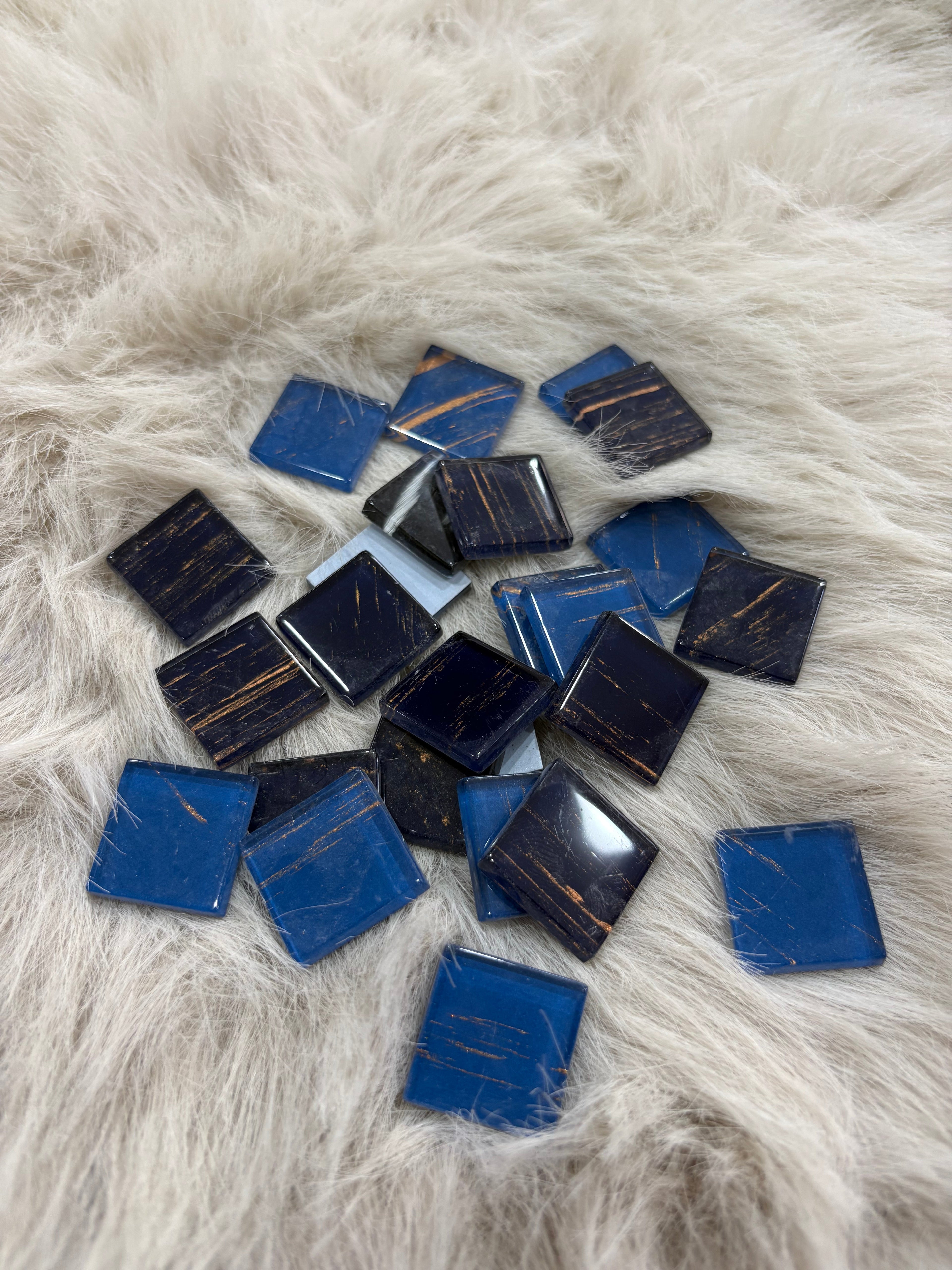 Sanatsal Kristal Mozaik KS-21 23x23mm Arte Blue