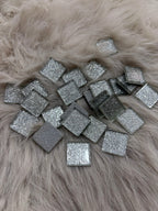 Sanatsal Kristal Mozaik KS-52 23x23mm Simli Gümüş