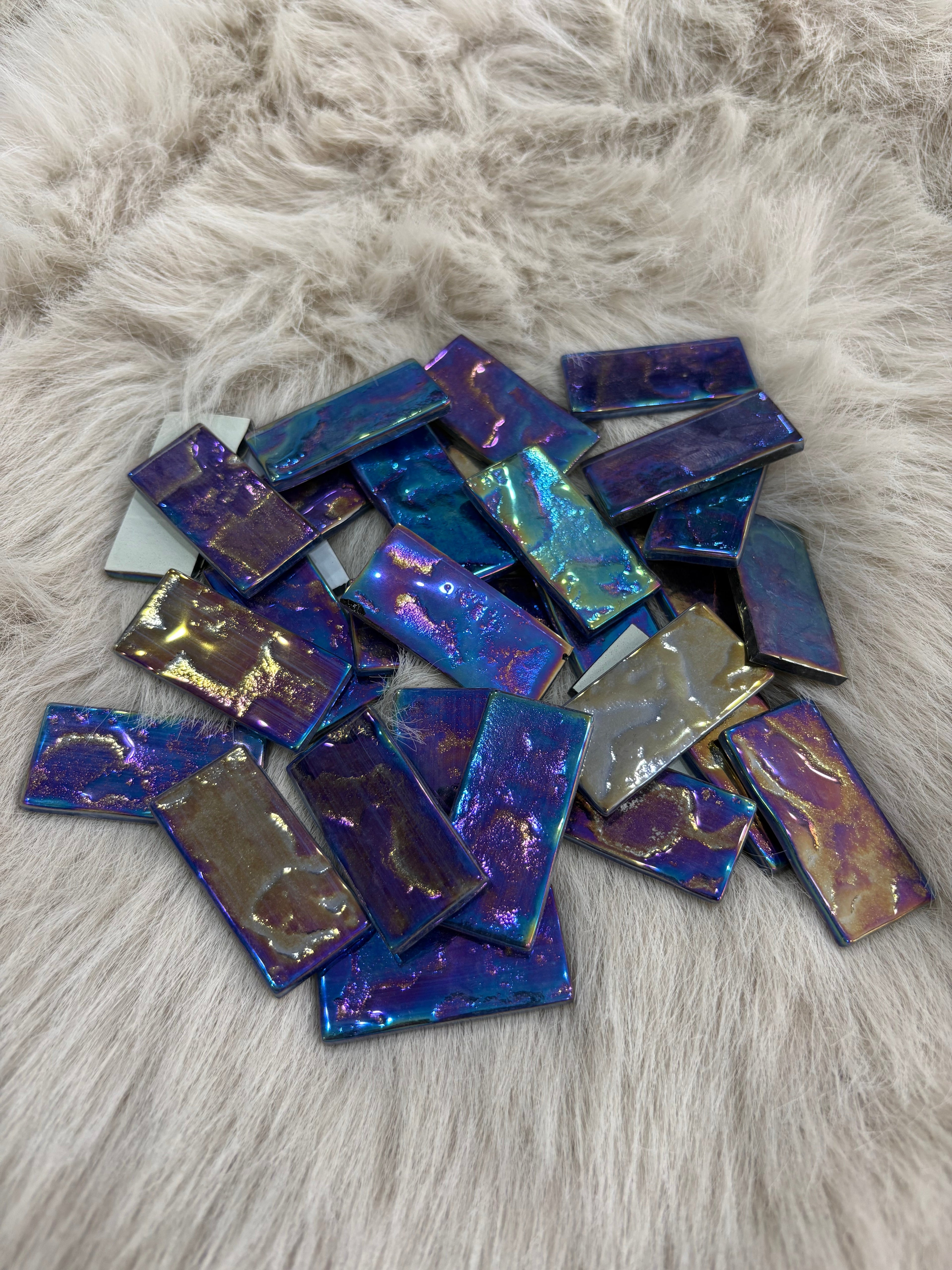 Sanatsal Kristal Mozaik SM-10 ArtGold Blue