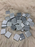 Sanatsal Kristal Mozaik KS-12 23x23mm Çizgili Gri Mix