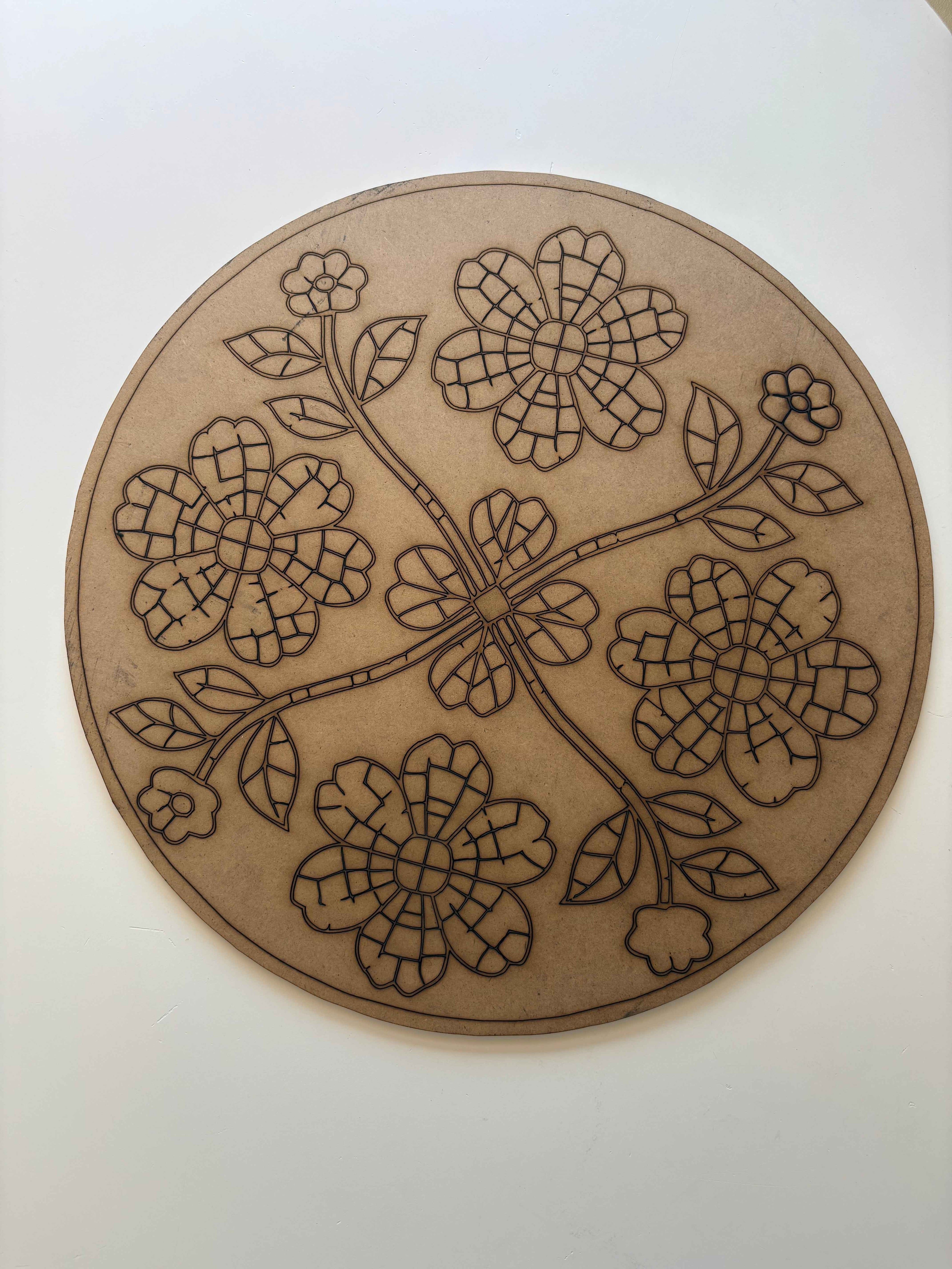 40x40cm Hazır Şablonlu Mozaik Bazı