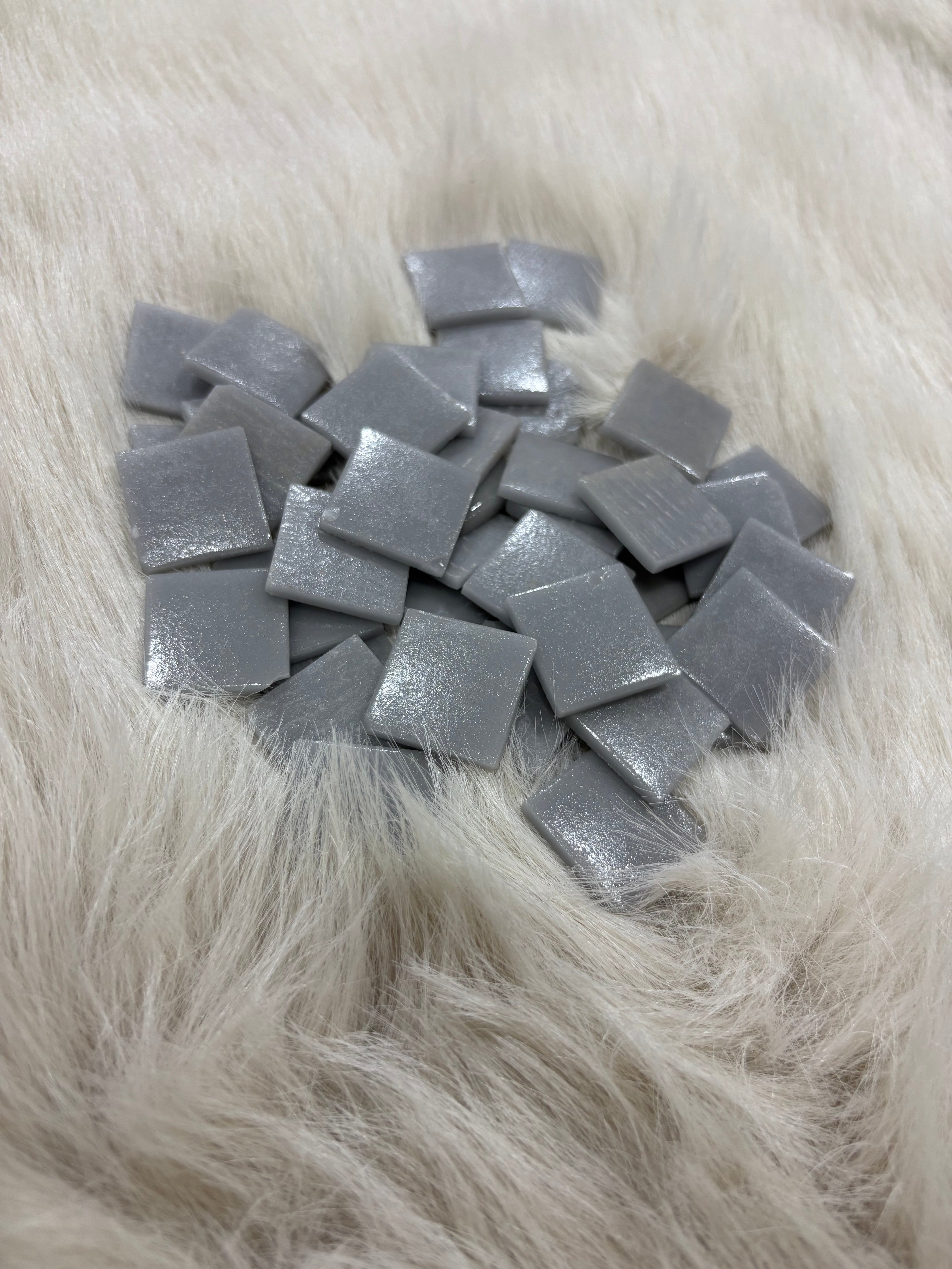MT-06 Mat Gri Sanatsal Mozaik 25x25mm