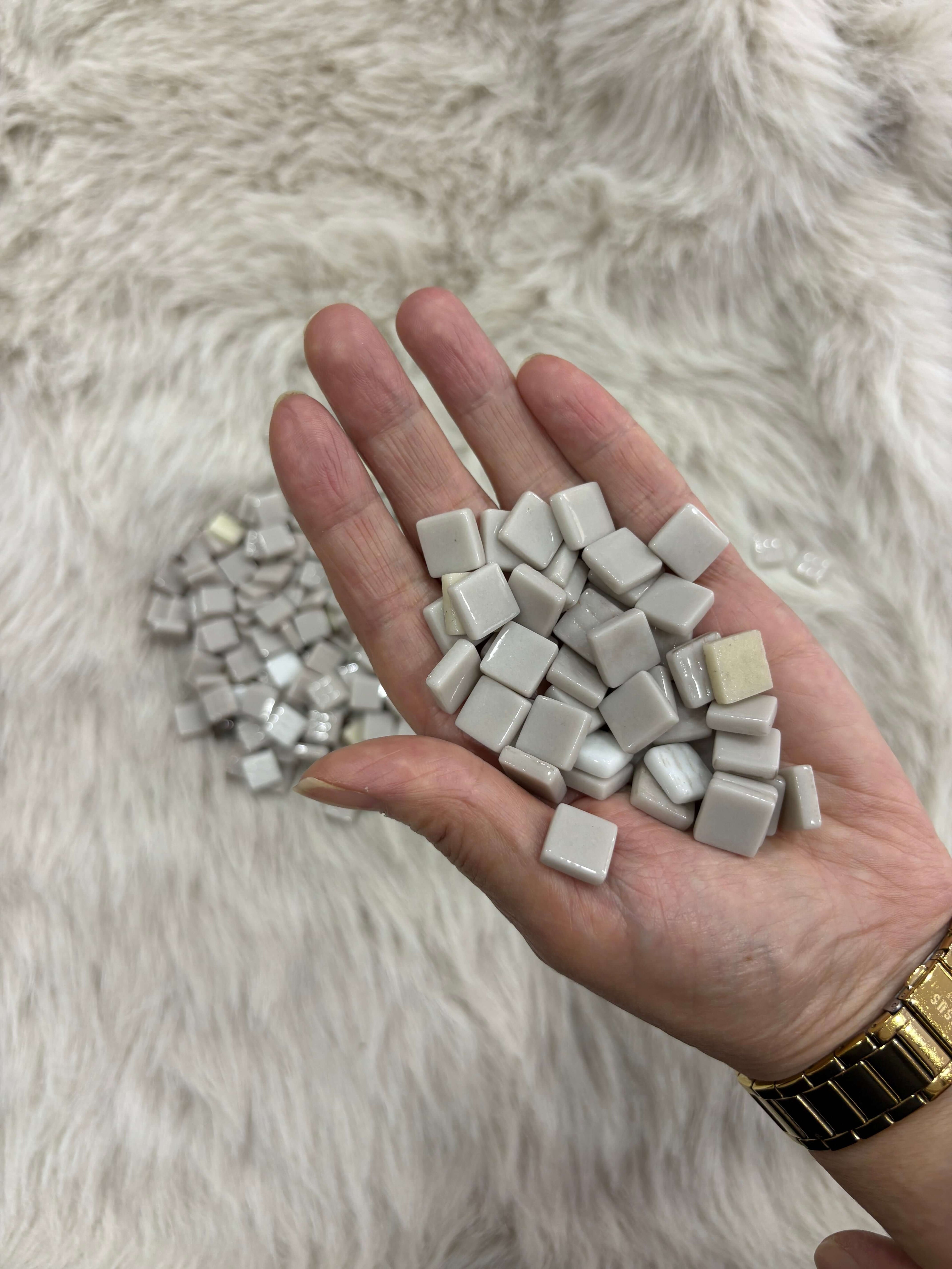 Sanatsal Mozaik - MX-14 Gri Mix 12x12mm KARSAN MOZAİK