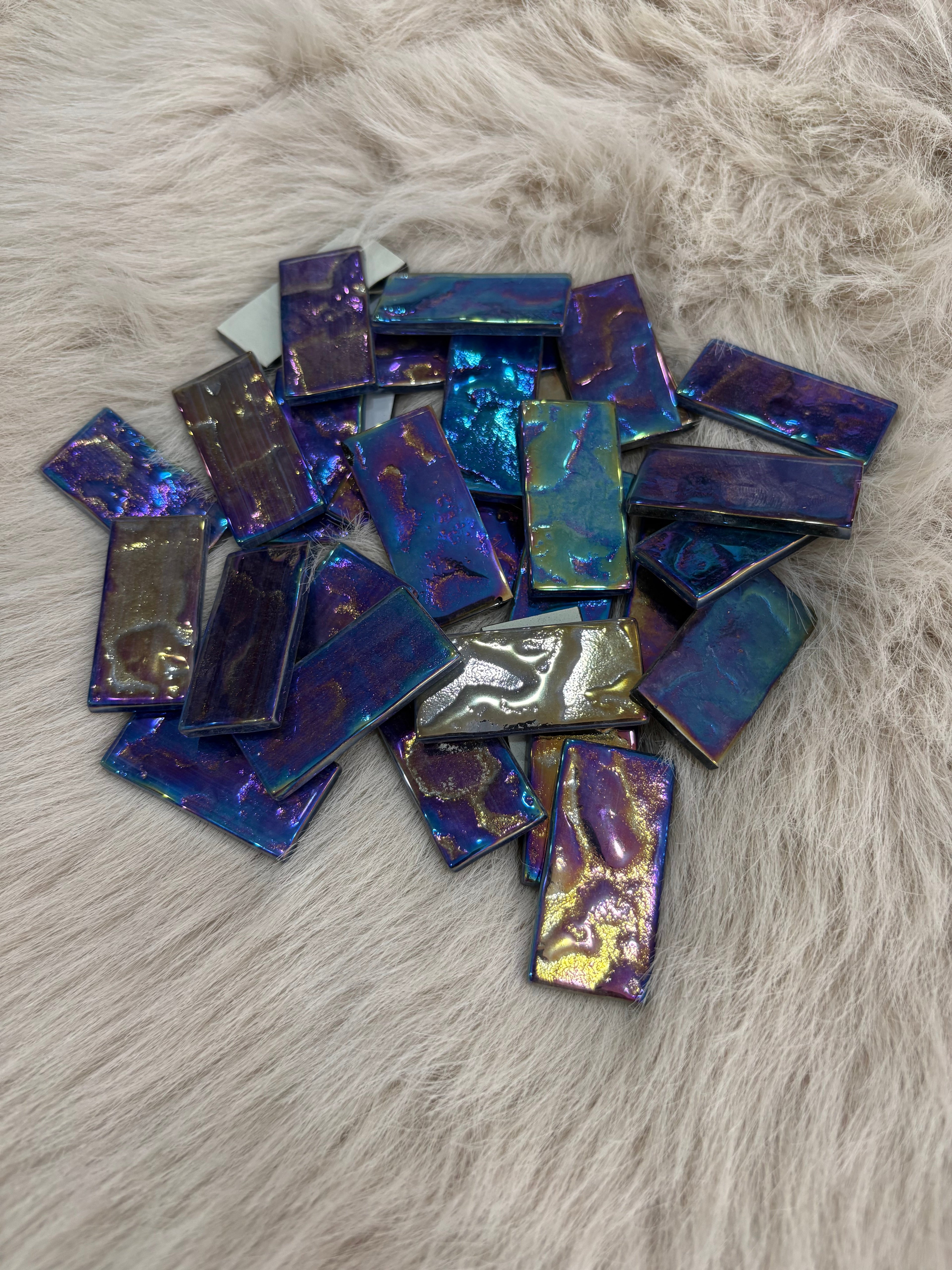 Sanatsal Kristal Mozaik SM-10 ArtGold Blue