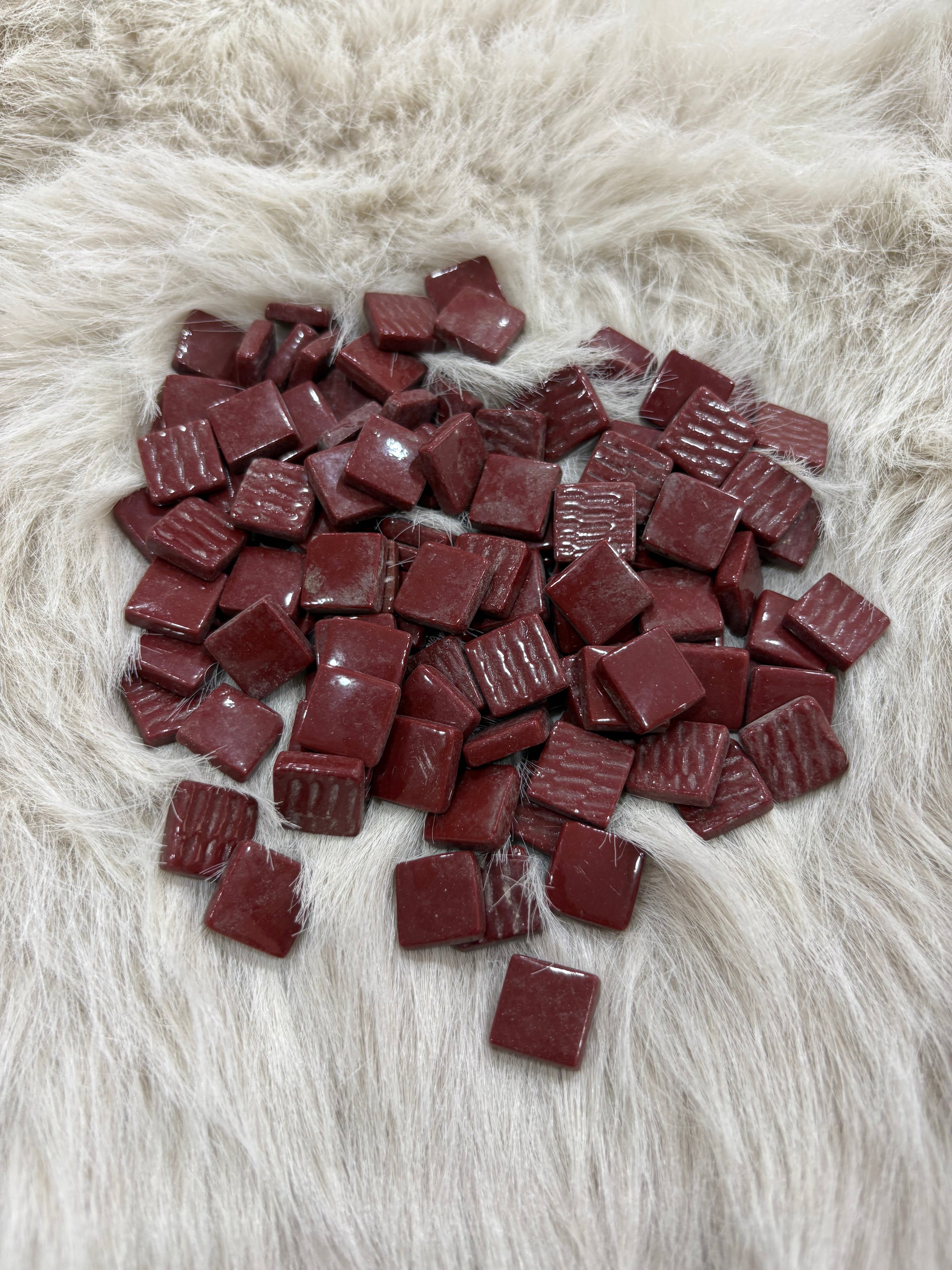 Sanatsal Mozaik KM-02 Kiremit 15x15mm - Eşsiz Tasarım Fırsatı