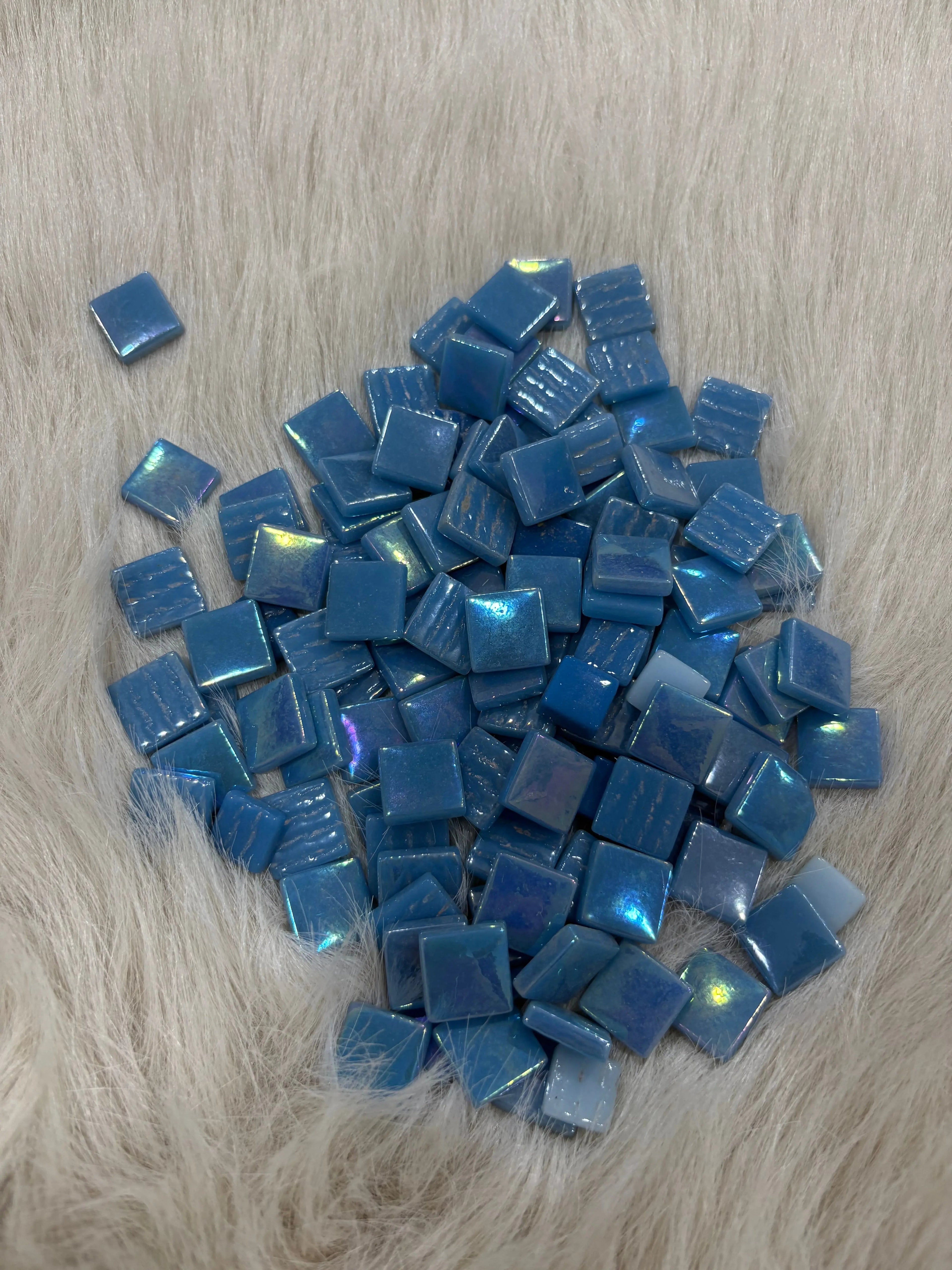MX-01 Mavi Mix Tonlar Sanatsal Mozaik 15x15mm KARSAN MOZAİK