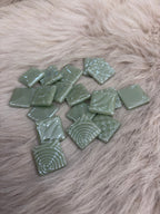 Sanatsal Dokulu Mozaik DC-07 25x25mm Açık Yeşil