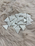 Sanatsal Mozaik UM-02 Beyaz Üçgen 30x30mm KARSAN MOZAİK