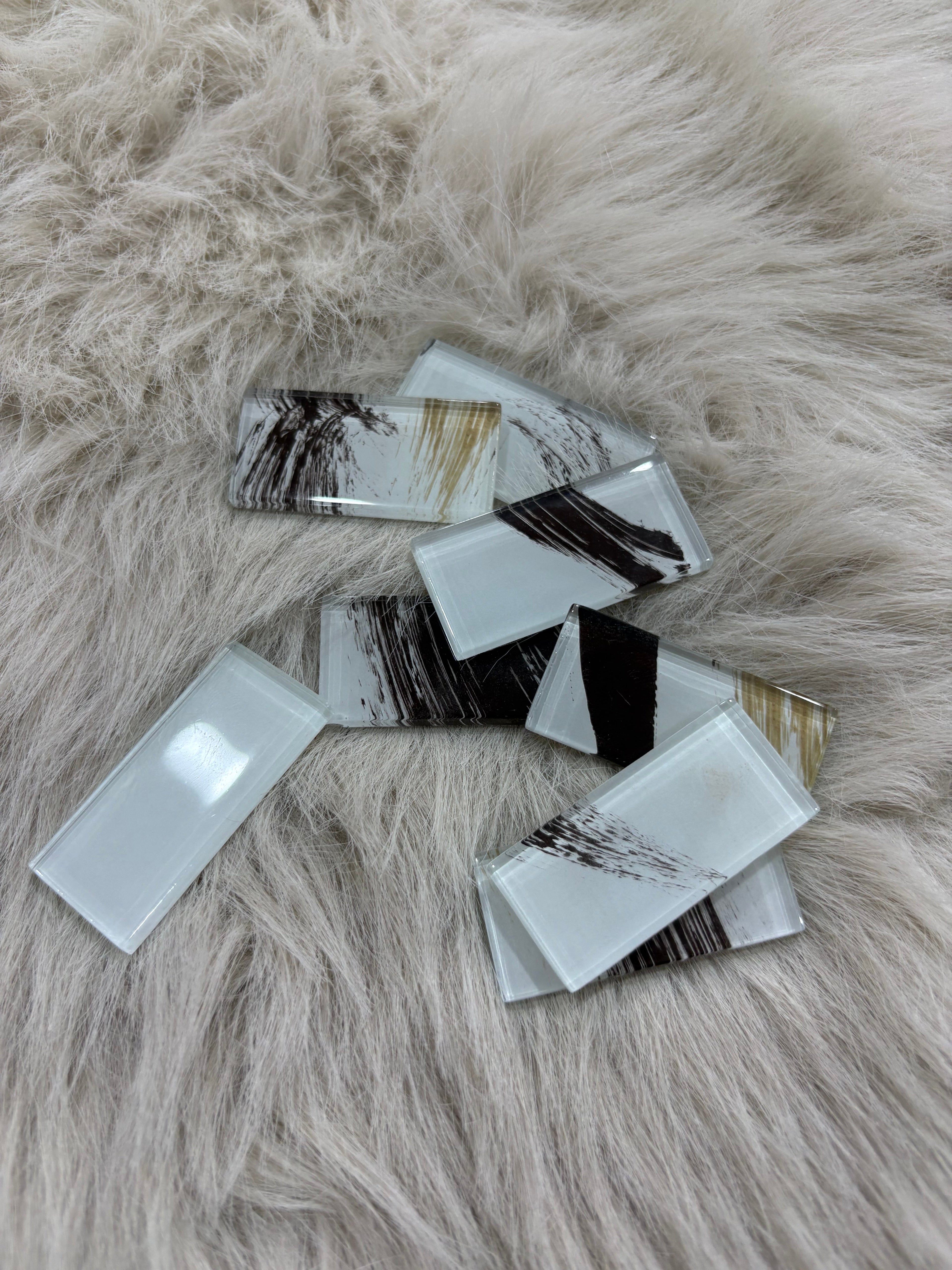 Sanatsal Kristal Mozaik SM-01 White Arte