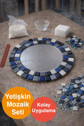 28x28cm Yuvarlak Pleksi Aynalı Yetişkin Set (Başlangıç Seviye)Metalik Tonlar