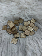 Sanatsal Kristal Mozaik KS-49 23x23mm Simli Gold