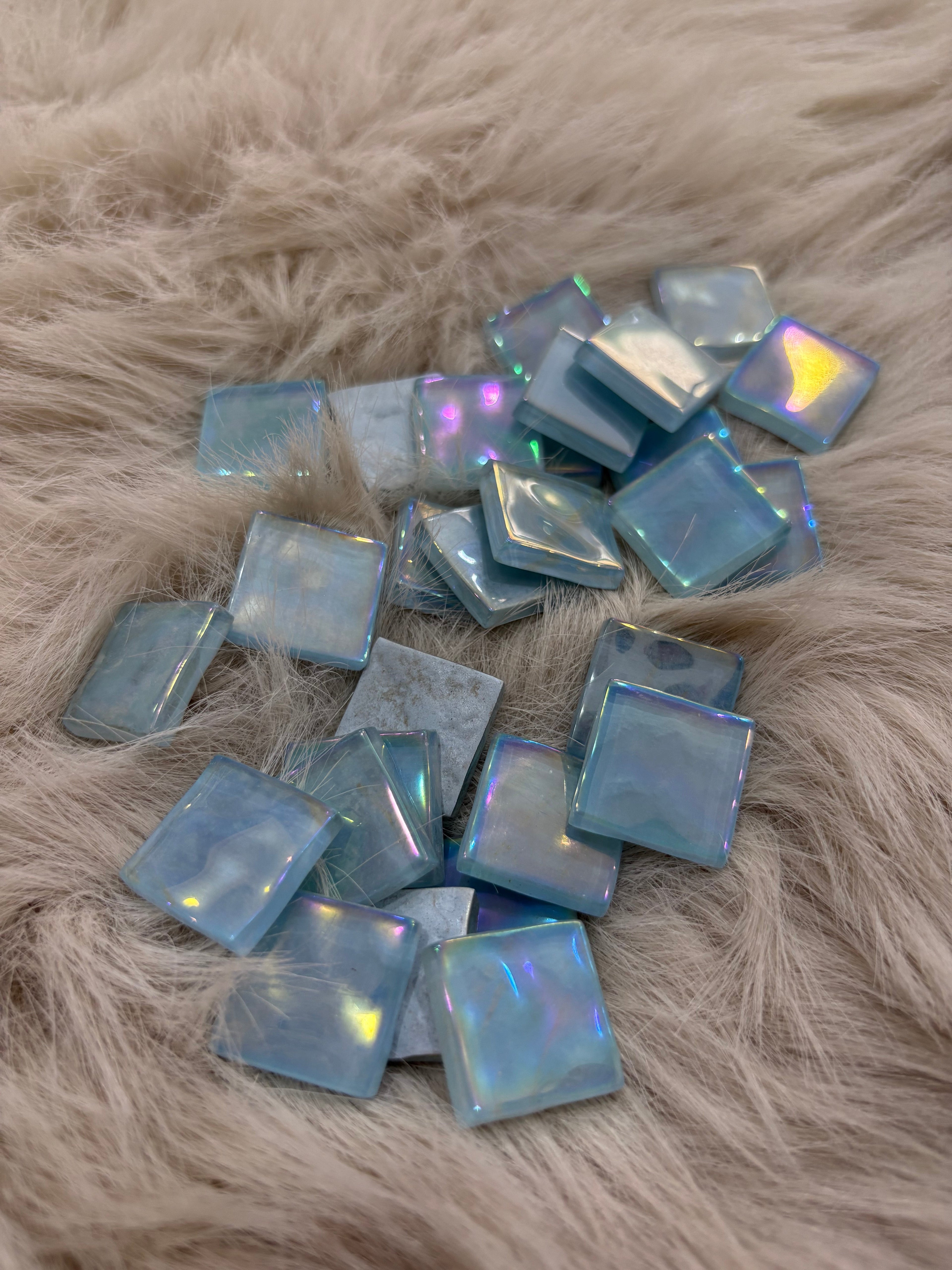 Sanatsal Kristal Mozaik KS-15 23x23mm Arte Premium Blue