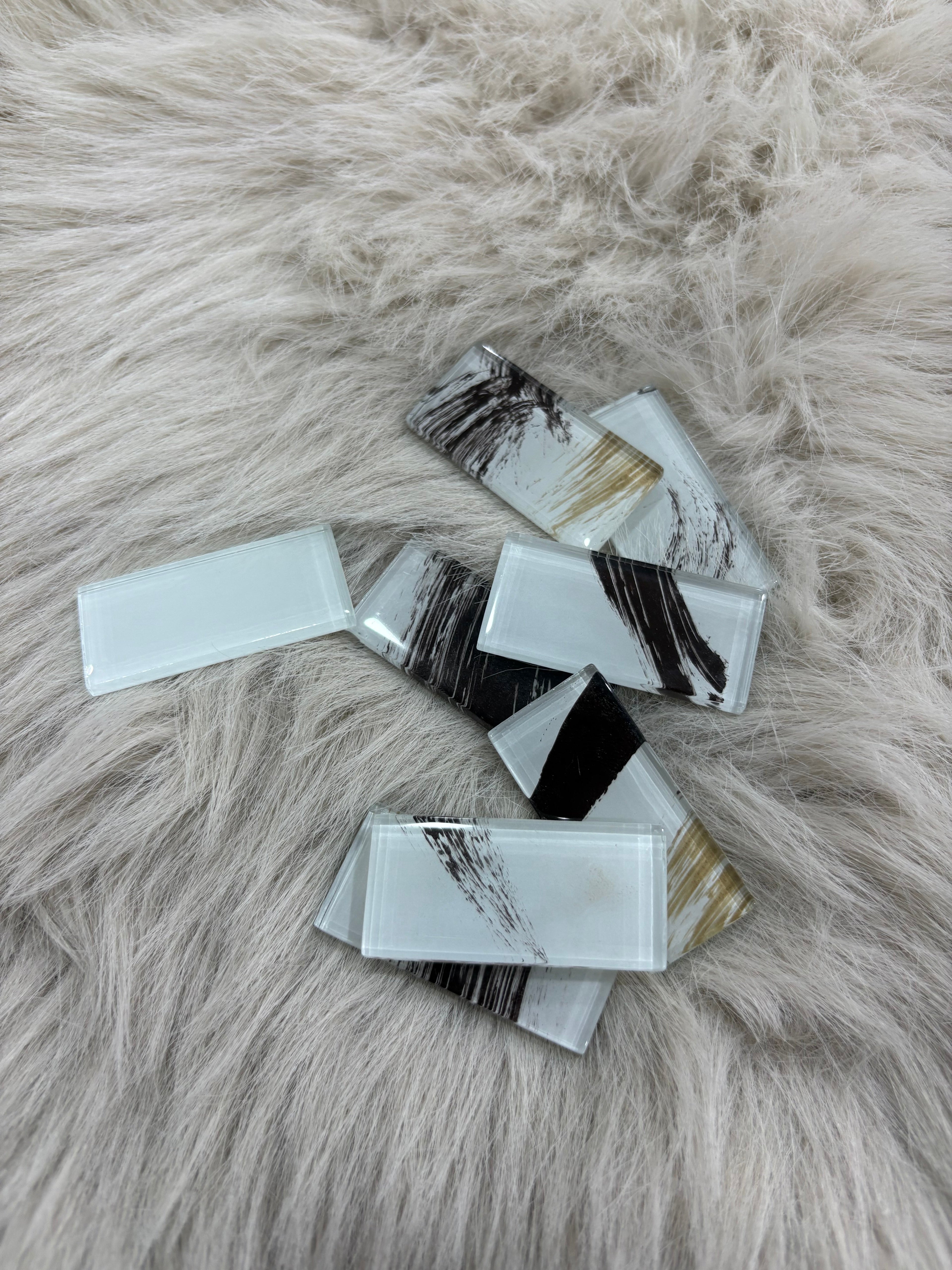 Sanatsal Kristal Mozaik SM-01 White Arte
