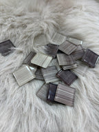 Sanatsal Kristal Mozaik KS-16 23x23mm Çizgili Bej Mix