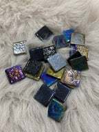 Sanatsal Kristal Mozaik KS-50 23x23mm Metalik Dalga