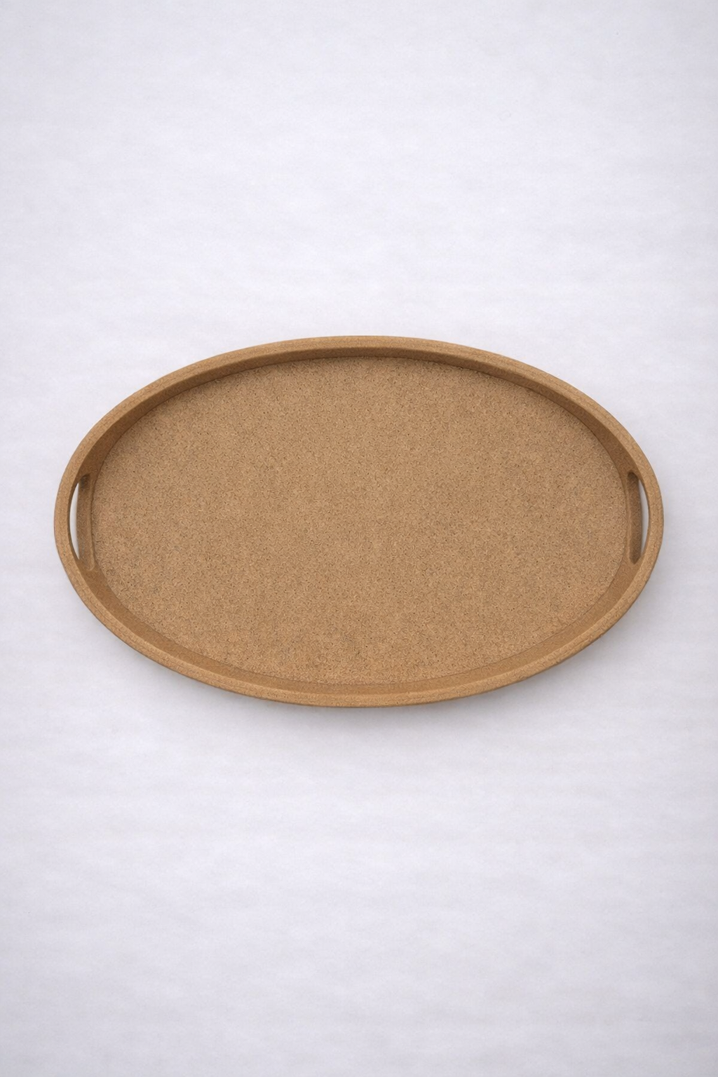 35x27cm Oval Ahşap Ham Mozaik Tepsisi