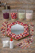 34x34cm Altıgen Pleksi Aynalı Yetişkin Set (Başlangıç Seviye) Toptan
