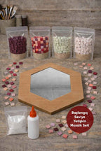 34x34cm Altıgen Pleksi Aynalı Yetişkin Set (Başlangıç Seviye) Toptan