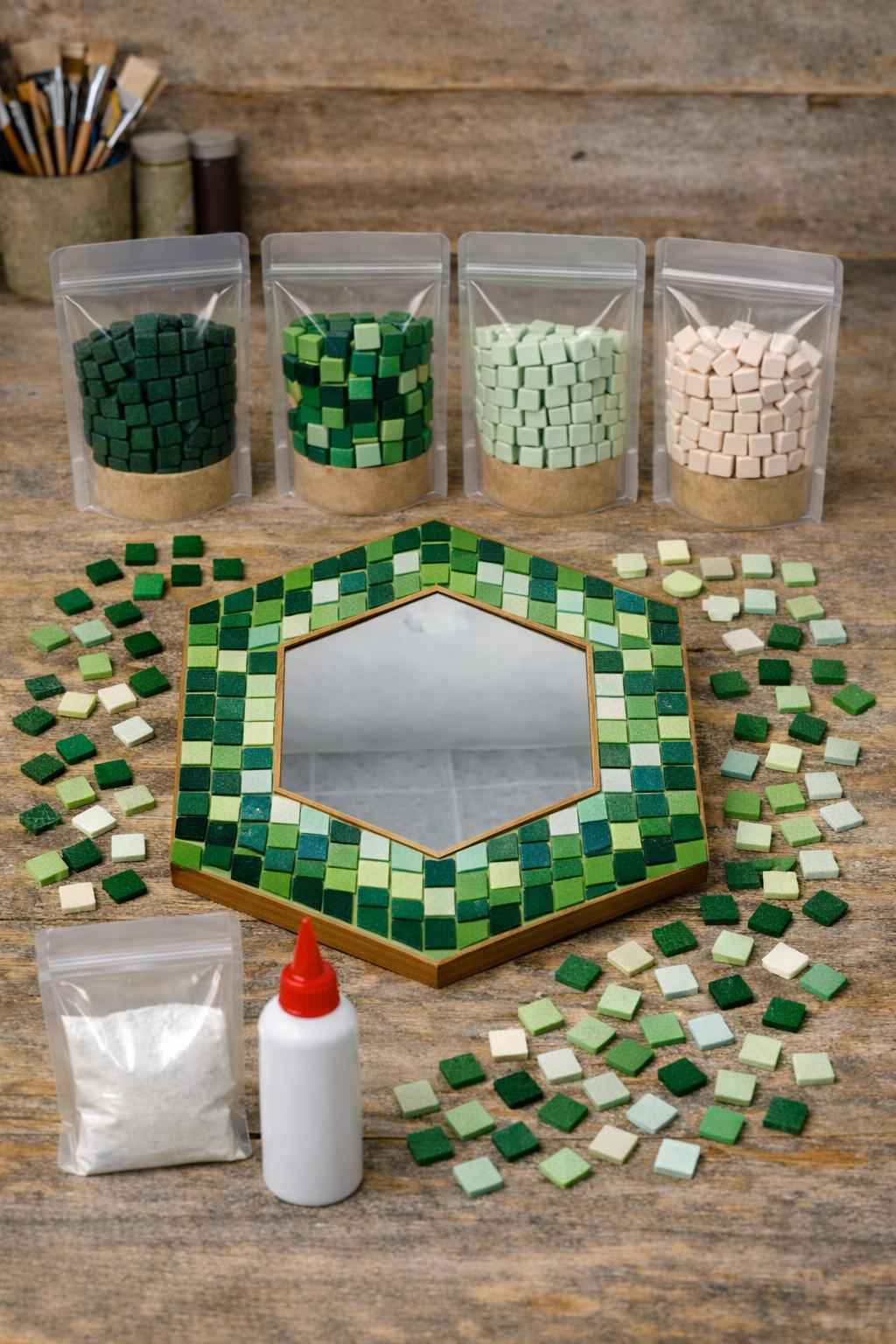 34x34cm Altıgen Pleksi Aynalı Yetişkin Set (Başlangıç Seviye) Toptan