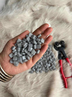 CM-05 Açık Gri Sanatsal Mozaik 10x10mm - KARSAN MOZAİK