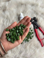 CM-16 Koyu Yeşil Sanatsal Mozaik 10x10mm - KARSAN MOZAİK