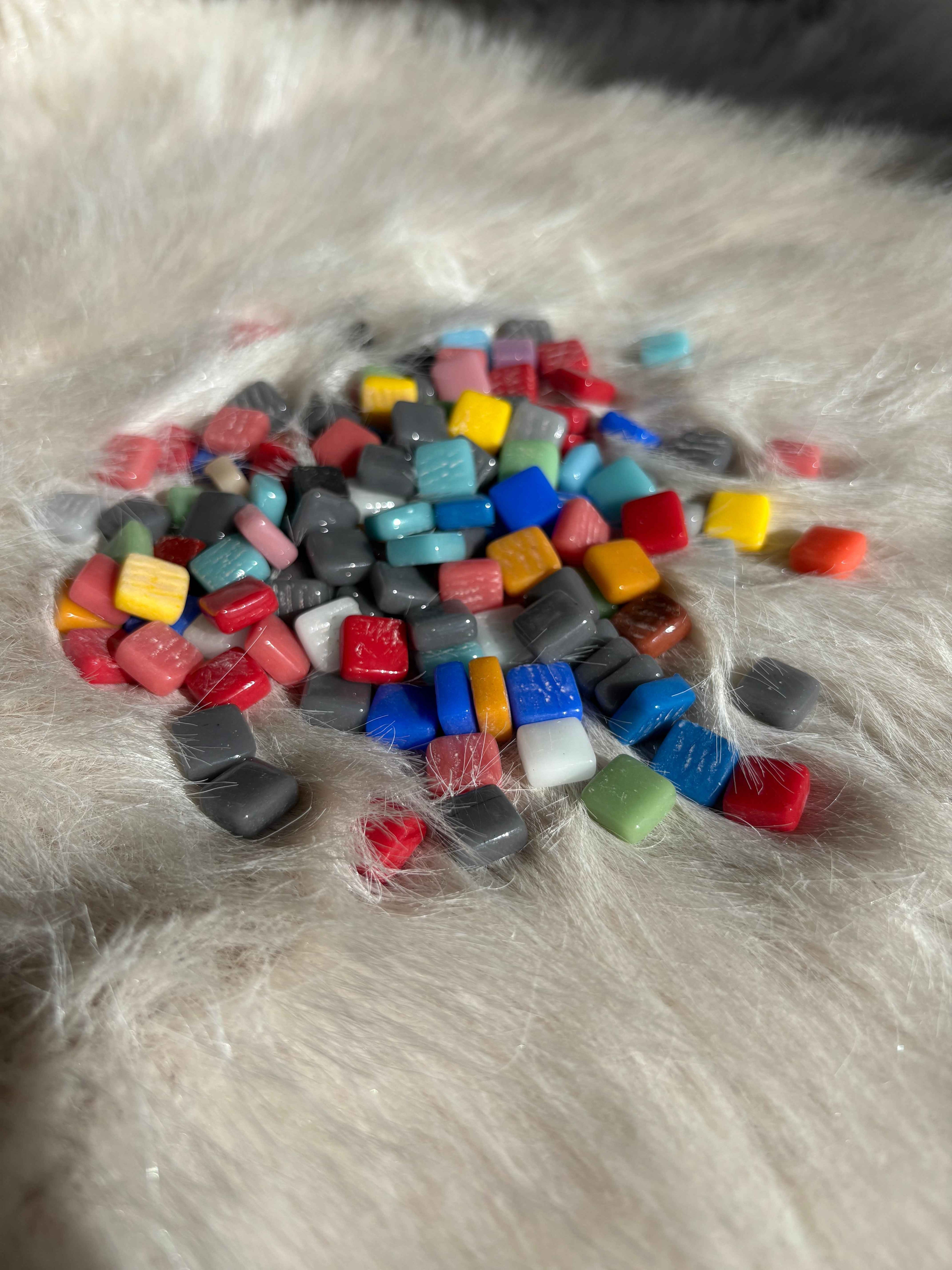 Karışık Renkler Sanatsal Mozaik 10x10mm