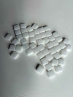 CM-02 Diş Beyazı Sanatsal Mozaik 10x10mm