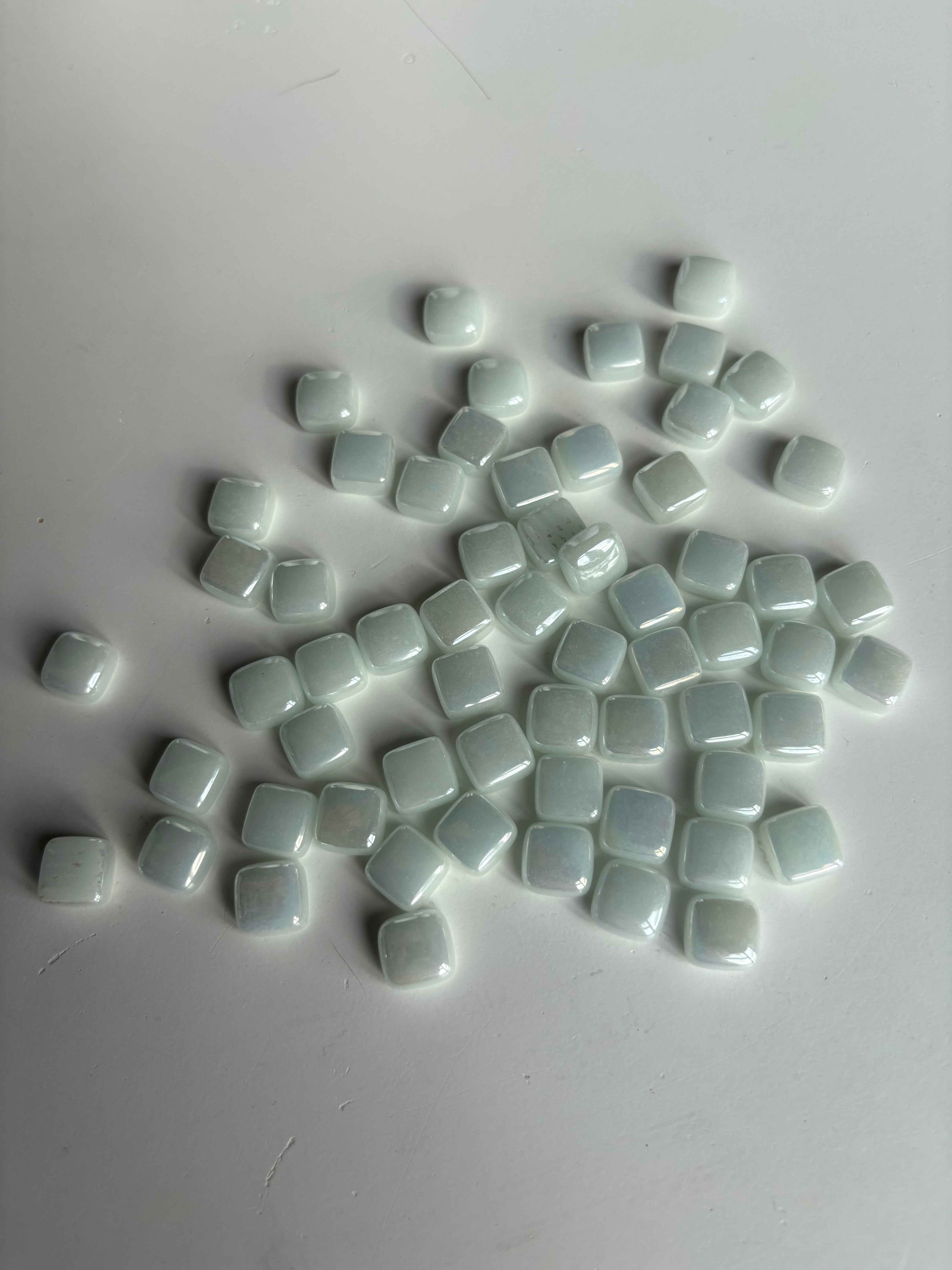 CM-10 İnci Beyaz Sanatsal Mozaik 10x10mm